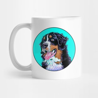 BERNER DOG TURQUOISE Mug